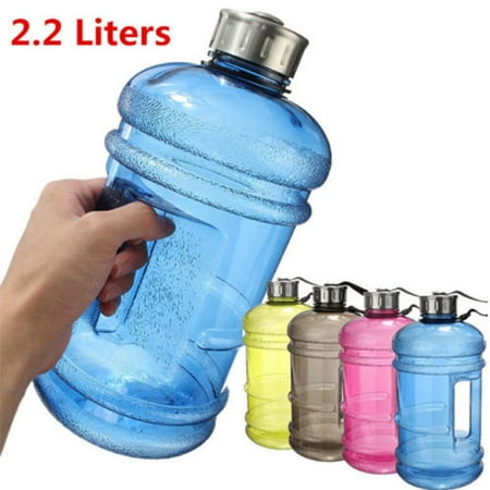 2.2L Large Big BPA Free Sport Gym Training Drink Water Bottle Cap Kettle